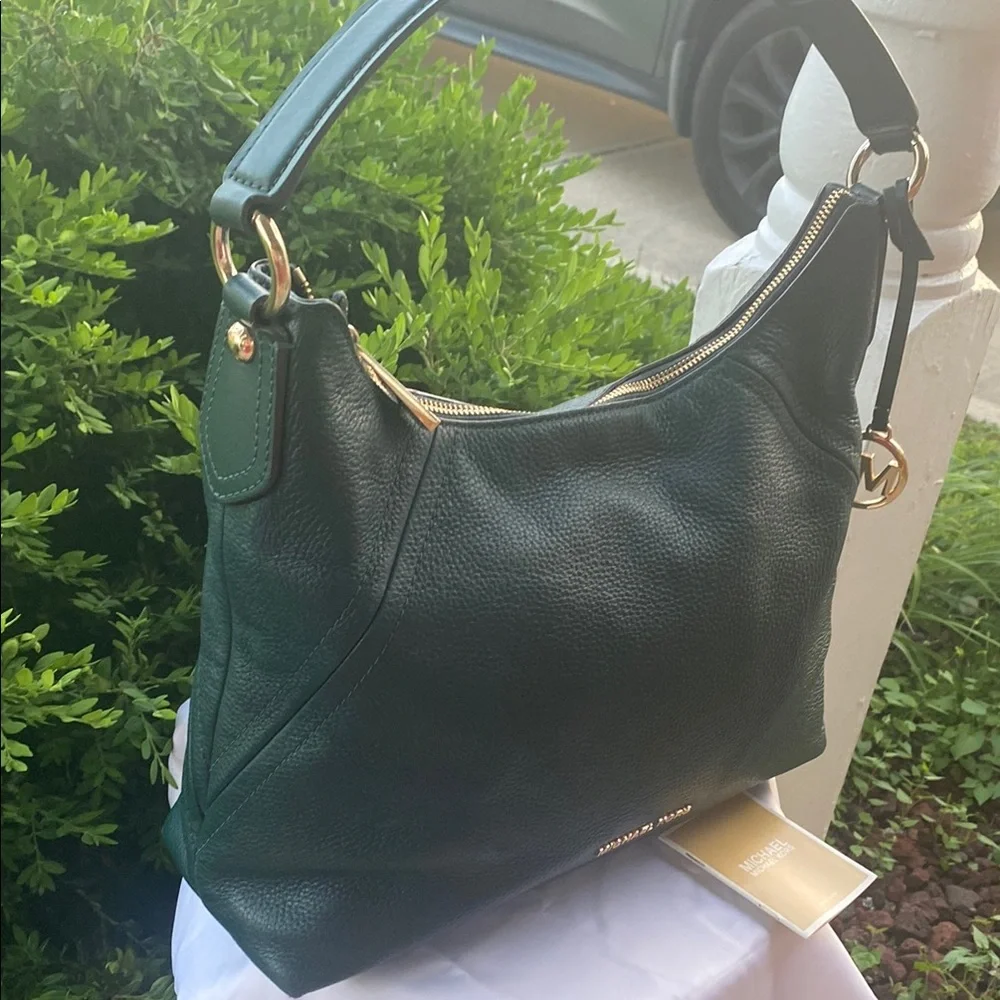 💚💚Michael Kors gorgeous Sienna 🍏🍏💚convertible shoulder bag - Picture 4 of 17